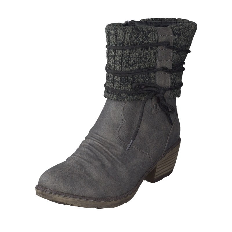 Botins Rieker 93791-42 Para Mulher - Cinzentas